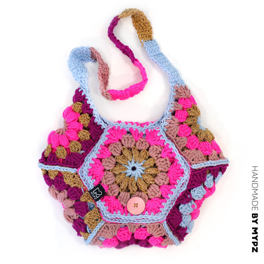 Häkelset - MYPZ hexagon Tasche Everly (ENG-NL-DE)