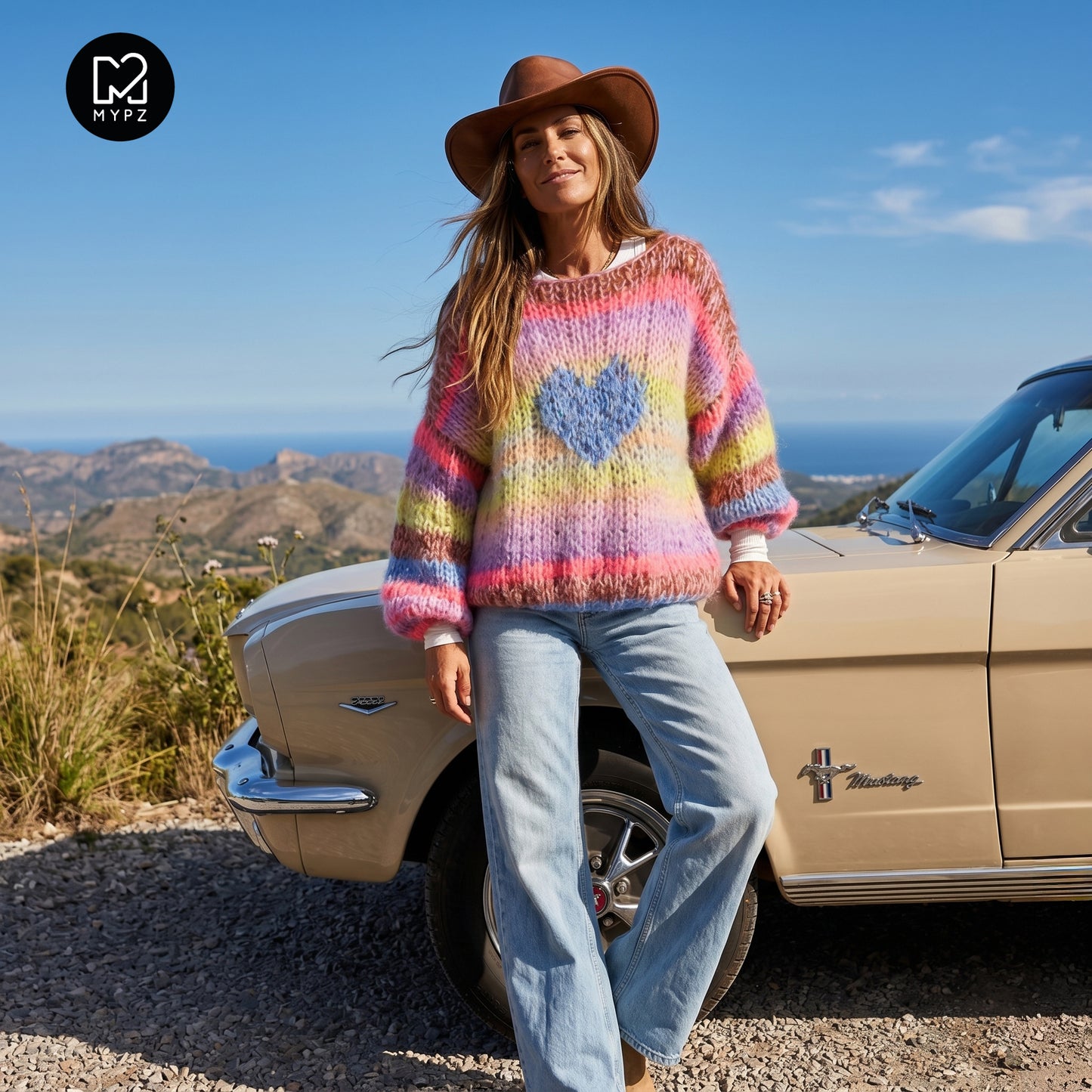 Strickset – MYPZ Short Chunky Alpaca-Mohair Pullover Lake No15 (ENG-NL-DE)