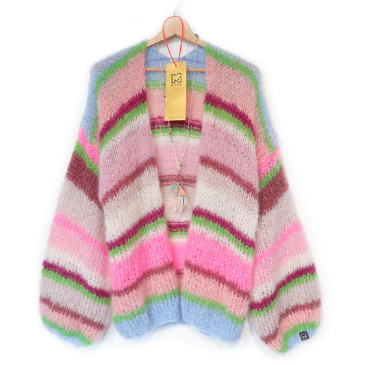 MYPZ Light Mohair cardigan Candy Clouds