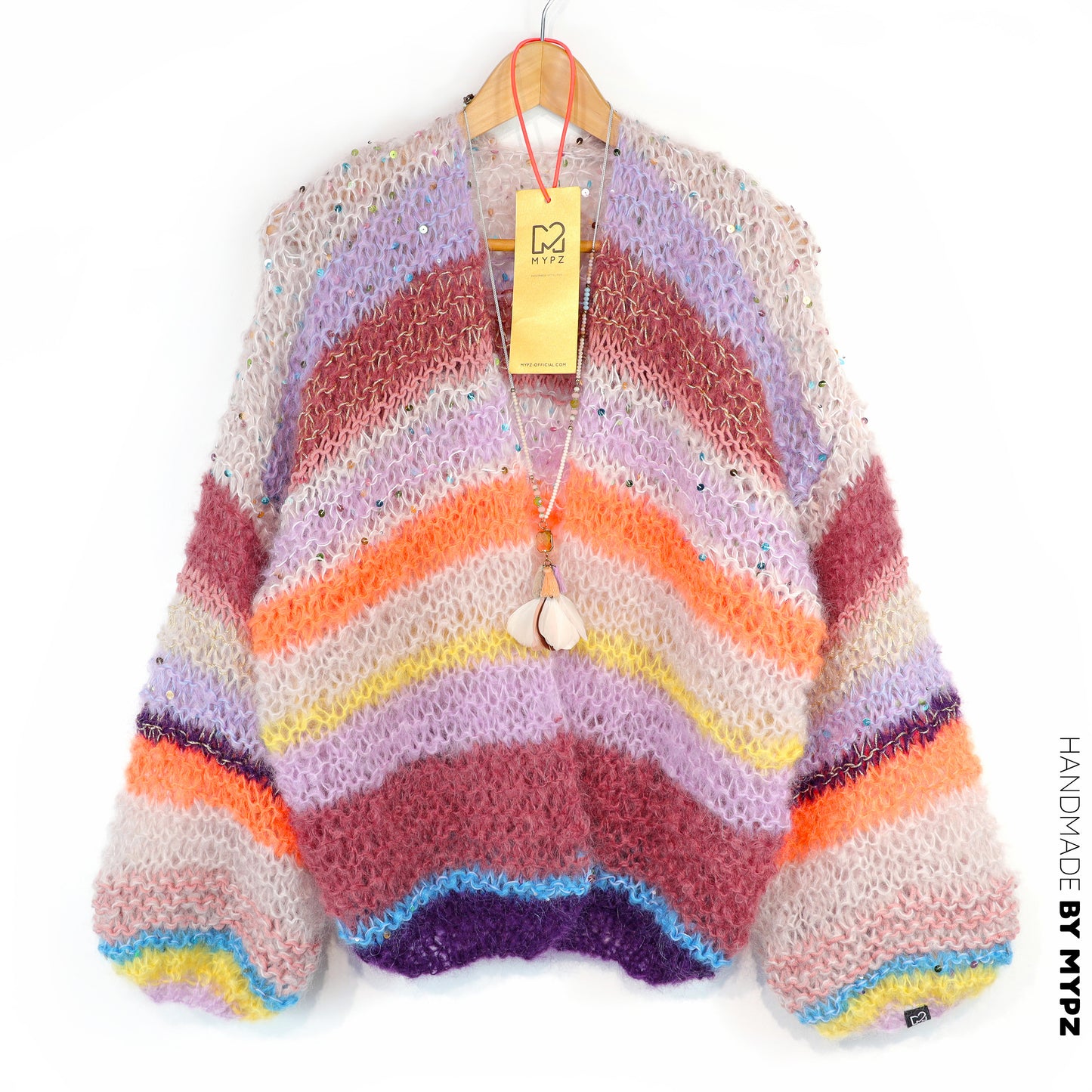 Strickanleitung – Light Mohair Cardigan Sasha No.12 (ENG-NL-DE)