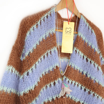 Strickset – MYPZ Light Mohair Cardigan Royal Coco Nr. 10 (ENG-NL-DE)