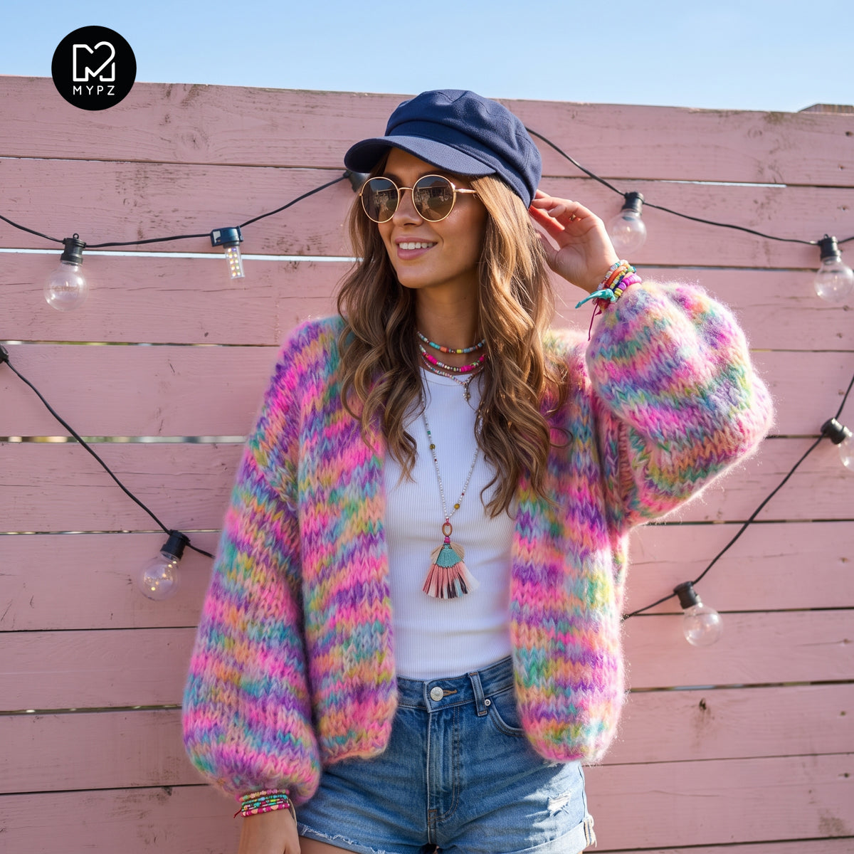 Strickset – MYPZ Short Chunky Mohair Cardigan Maia No.15 (ENG-NL-DE)