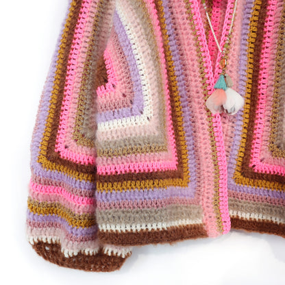 Häkelset - MYPZ Hexagon Cardigan Mocha Dreams (ENG-NL-DE)