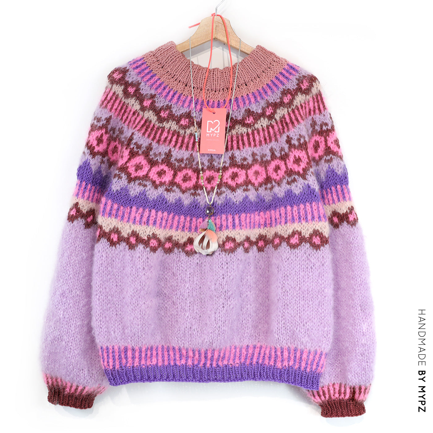 Strickanleitung – MYPZ Nordic top-down sweater True Love No6 (ENG-NL-DE)