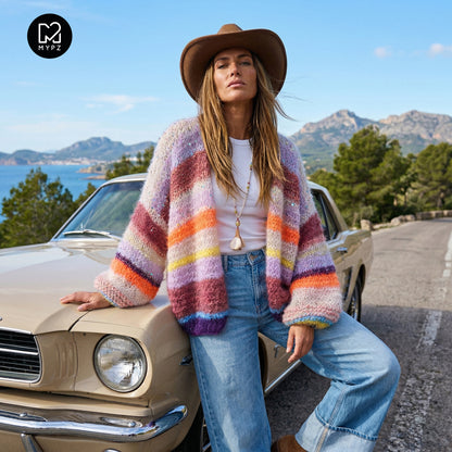 Strickanleitung – Light Mohair Cardigan Sasha No.12 (ENG-NL-DE)
