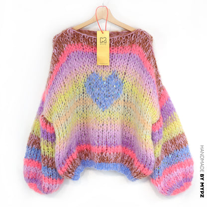 Strickset – MYPZ Short Chunky Alpaca-Mohair Pullover Lake No15 (ENG-NL-DE)