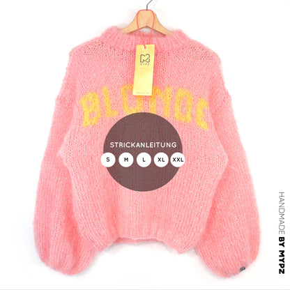 Knit pattern – MYPZ Light Mohair Pullover Blonde No8 (ENG-DE-NL)
