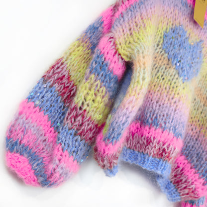 Strickset – MYPZ Short Chunky Alpaca-Mohair Pullover Sunset Rave No15 (ENG-NL-DE)