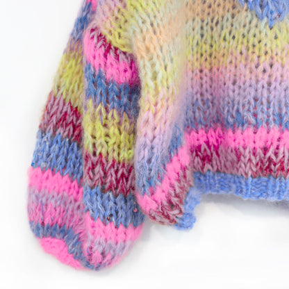 Strickset – MYPZ Short Chunky Alpaca-Mohair Pullover Sunset Rave No15 (ENG-NL-DE)