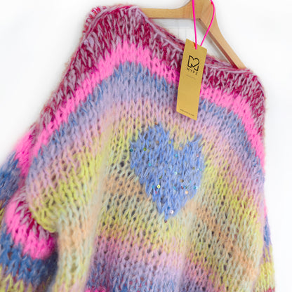 Strickset – MYPZ Short Chunky Alpaca-Mohair Pullover Sunset Rave No15 (ENG-NL-DE)