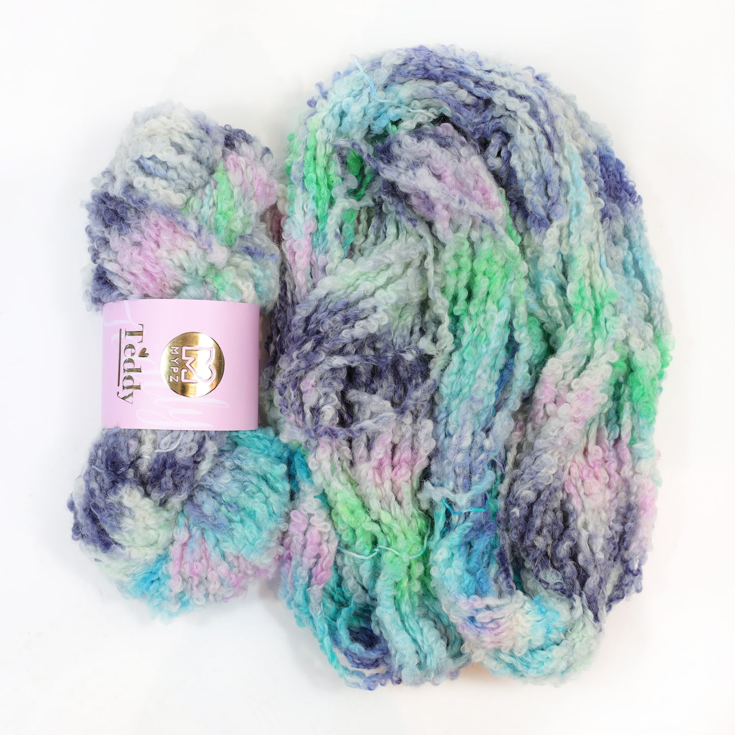 MYPZ Teddy – hand-dyed Blue Lagoon