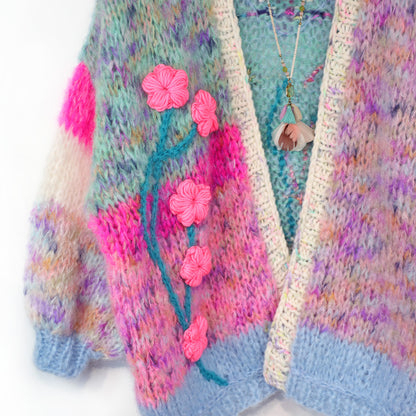 MYPZ Chunky Mohair Wild Romance Strickjacke