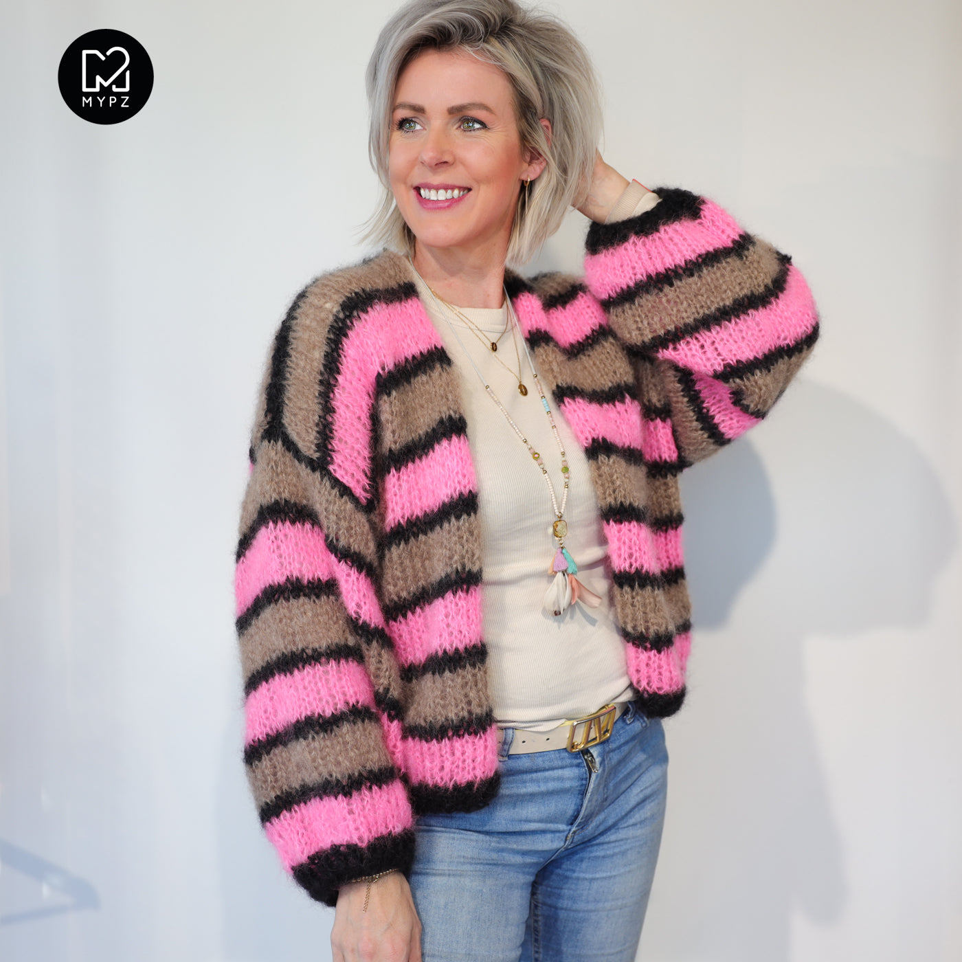 Strickset – MYPZ Kurze Mohair Cardigan Zumy No10 (ENG-NL-DE)