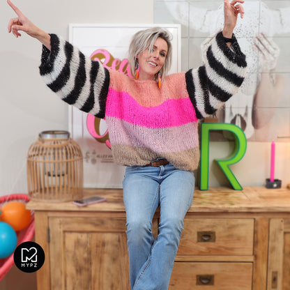 Strickanleitung – MYPZ Basic Light Mohair Pullover Emily No10 - beginner (ENG-NL-DE)