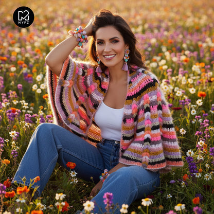 Häkelset - MYPZ Boho-Schal CAL (ENG-NL-DE-FR-ES)