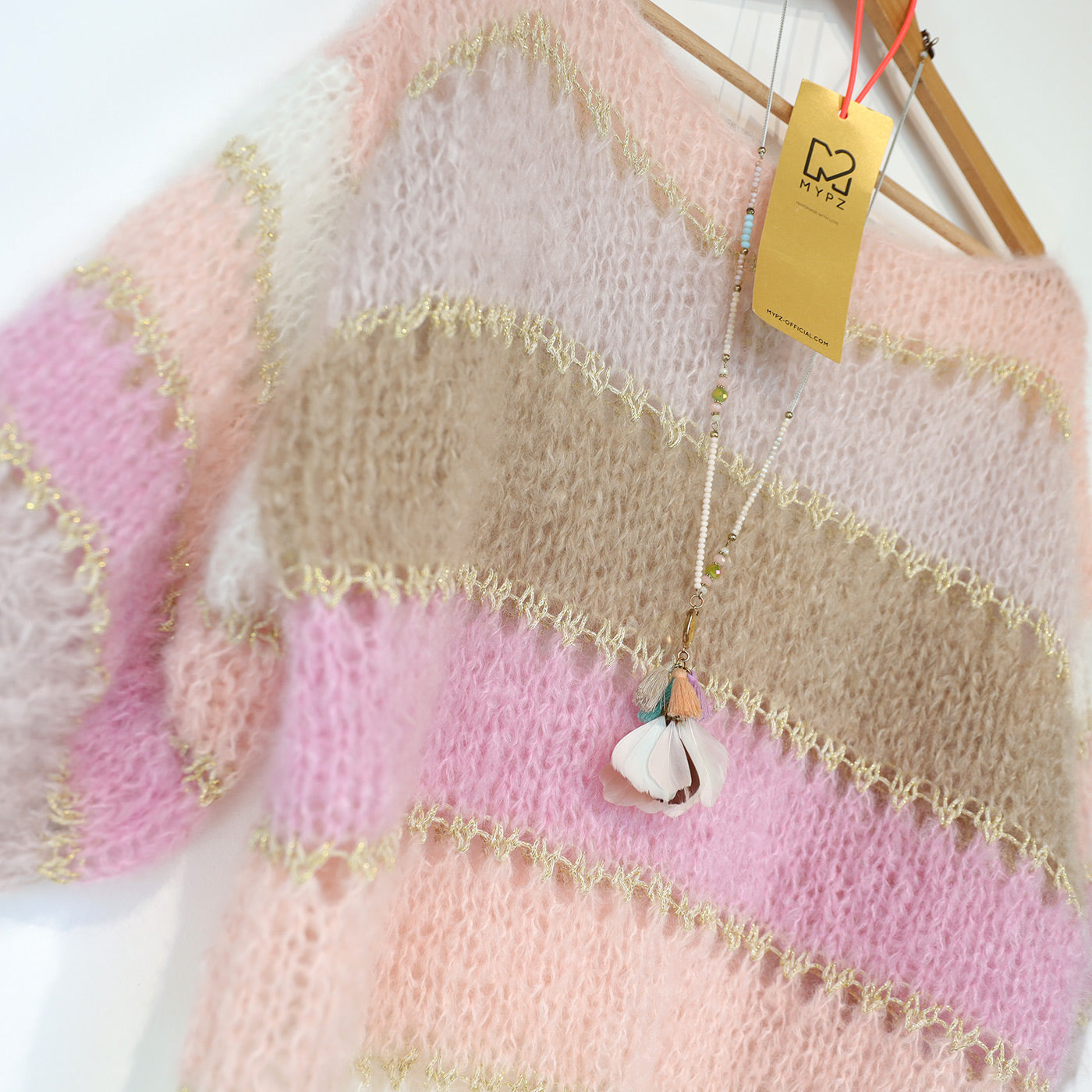 Strickset – MYPZ Light Mohair Top Beige No10 (ENG-NL-DE)
