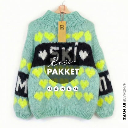 Strickset – MYPZ Chunky Mohair Pullover Mint Love No.9 (ENG-NL-DE)