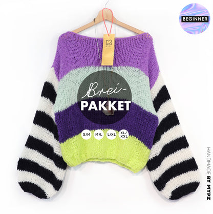 Strickset – MYPZ  Light Alpaca Pullover Cloud Kiss No10 (ENG-NL-DE)