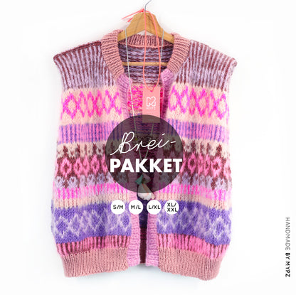 Strickset – MYPZ Weste True Love No6 (ENG-NL-DE)