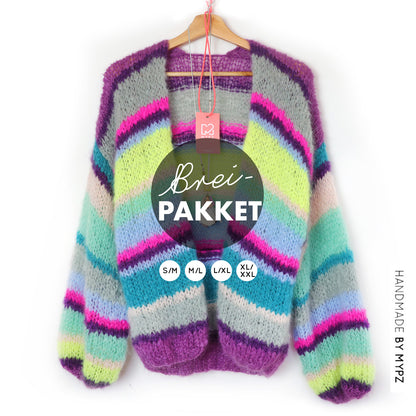 Strickset – MYPZ Basic Light Mohair Cardigan Costa No10 (ENG-NL-DE)