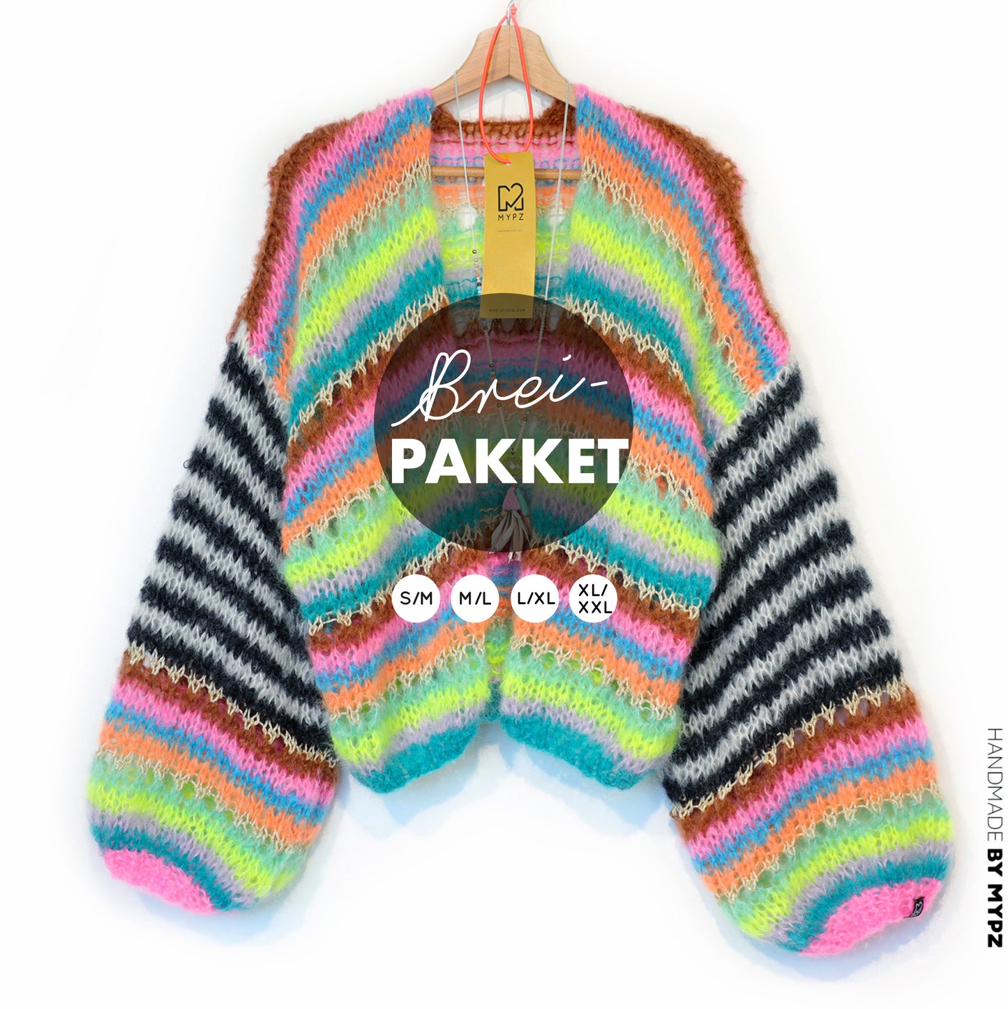 Strickset – MYPZ Light Mohair Cardigan Magic No10 (ENG-NL-DE)