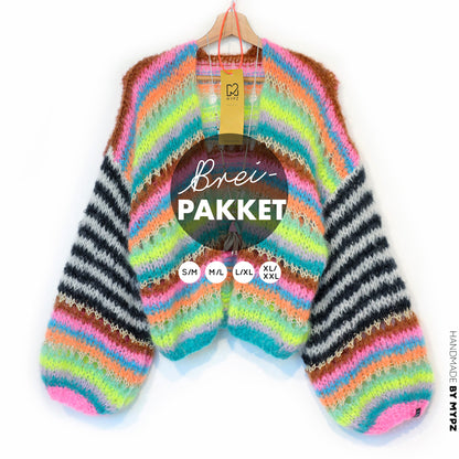 Strickset – MYPZ Light Mohair Cardigan Magic No10 (ENG-NL-DE)