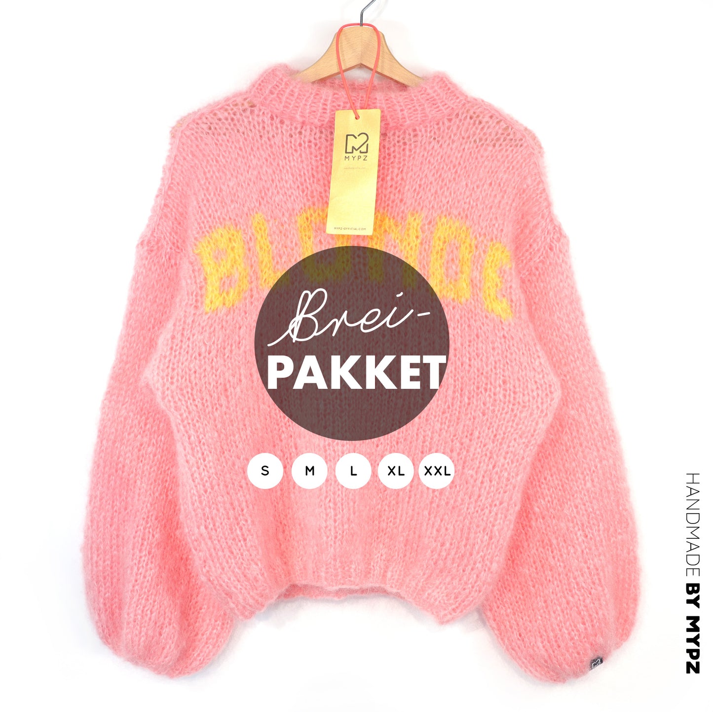 Strickset – MYPZ Light Mohair Pullover Blonde No8 (ENG-DE-NL)