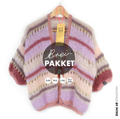 Strickset – MYPZ Short Light Mohair Cardigan Emma No10 (ENG-NL-DE)