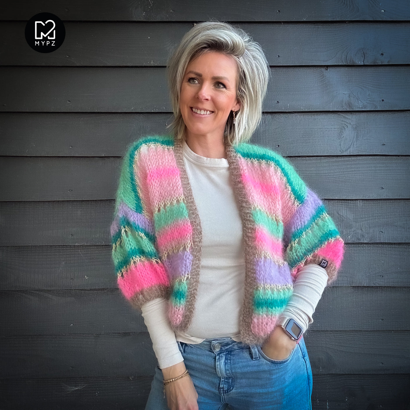Strickset – MYPZ Light Mohair Cardigan Faby No10 (ENG-NL-DE)