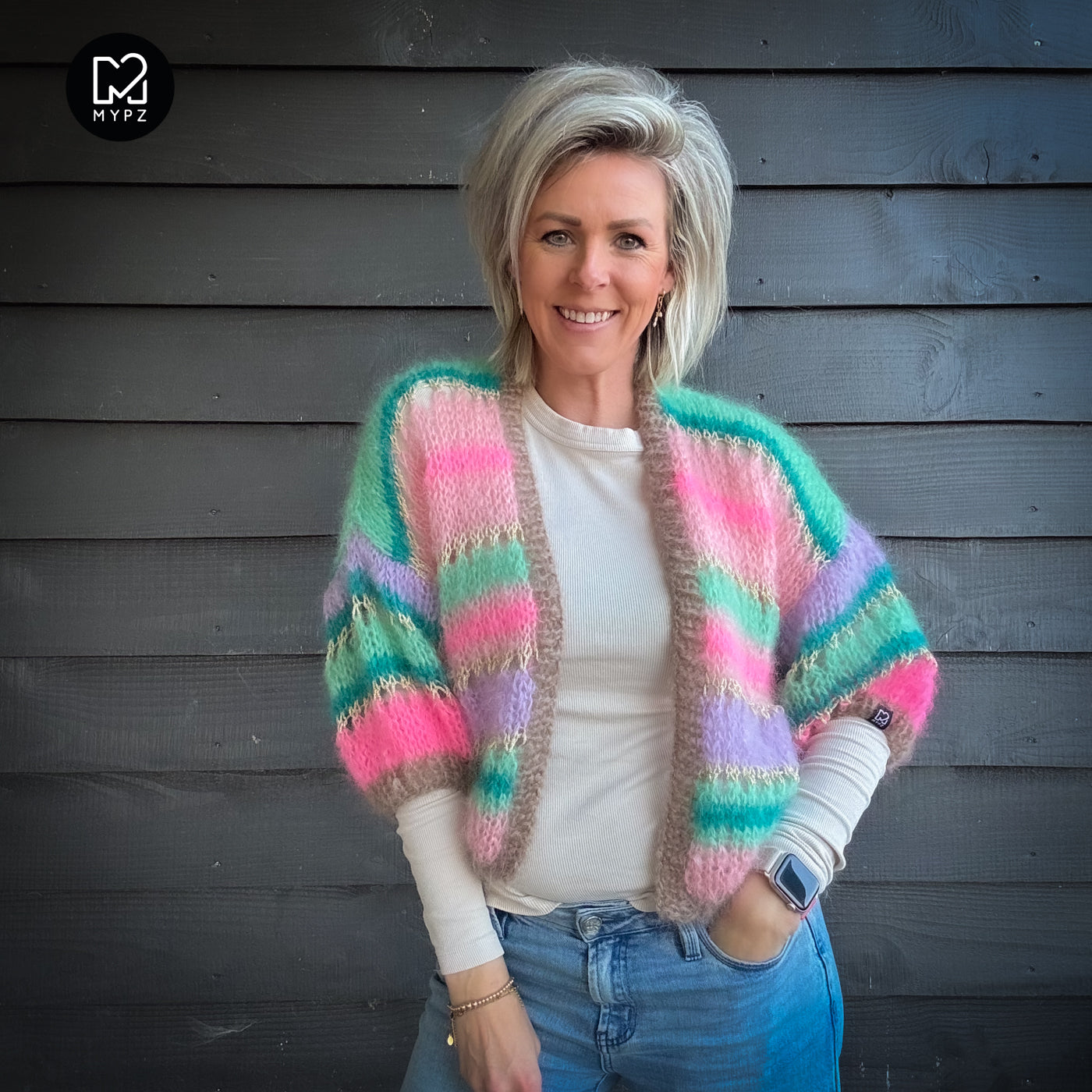 Strickset – MYPZ Light Mohair Cardigan Faby No10 (ENG-NL-DE)