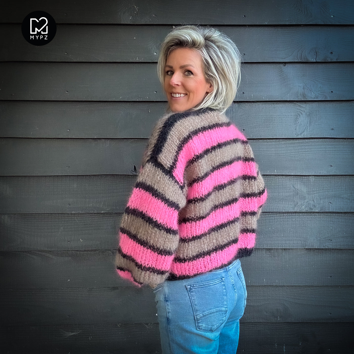 Strickanleitung – MYPZ Kurze Mohair Cardigan Zumy No10 (ENG-NL-DE)