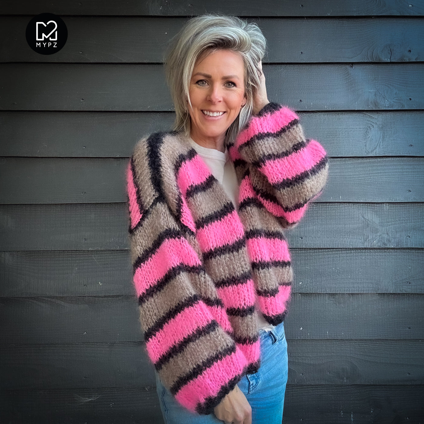 Strickanleitung – MYPZ Kurze Mohair Cardigan Zumy No10 (ENG-NL-DE)