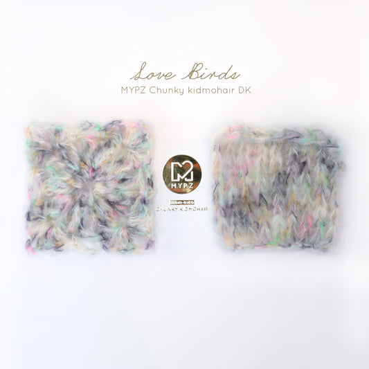 MYPZ Chunky kidmohair – hand-dyed Love Birds