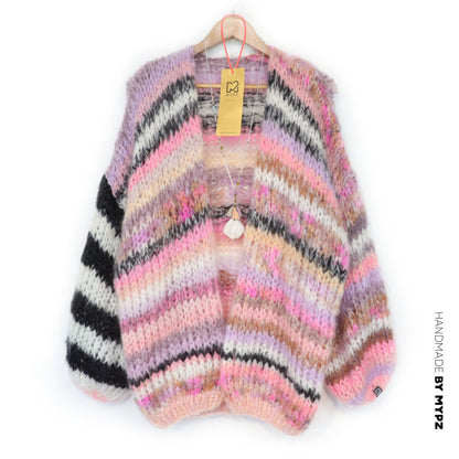 Strickset – MYPZ Chunky Mohair Cardigan Funky Caramel No.15 (ENG-NL-DE)