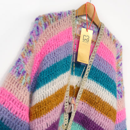 Strickanleitung - MYPZ Chunky Mohair cardigan Sunset Glow (ENG-NL-DE)
