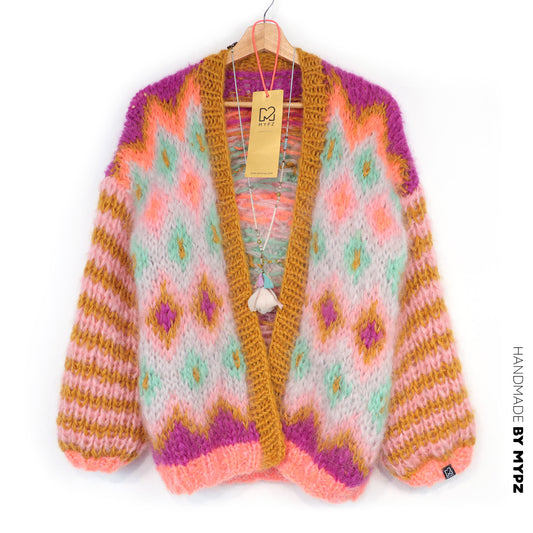 Knit pattern – Chunky Mohair Jacket Flora No.12 (ENG-DE-NL-ES-FR-IT-DA-SV-NO)
