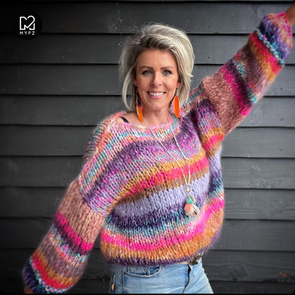 Strickset – MYPZ Chunky Mohair Pullover Paris No15 (ENG-NL-DE)
