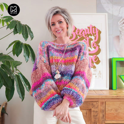 Strickset – MYPZ Chunky Mohair Pullover Paris No15 (ENG-NL-DE)