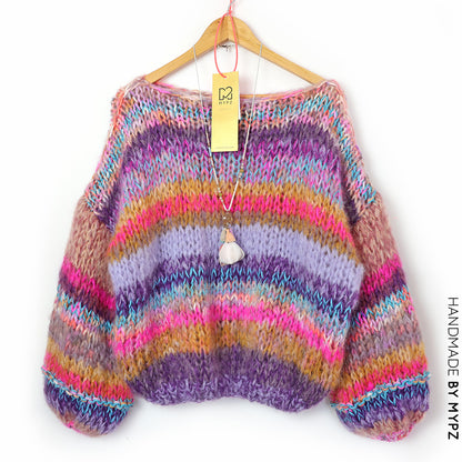 Strickset – MYPZ Chunky Mohair Pullover Paris No15 (ENG-NL-DE)