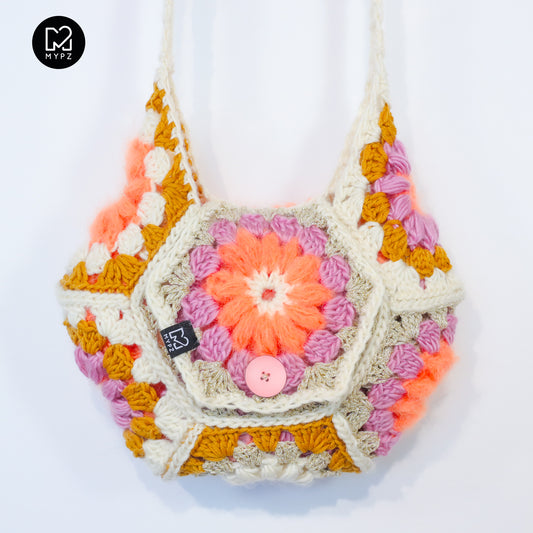 Häkelset - MYPZ hexagon Tasche Elite (ENG-NL-DE)