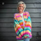 Crochet pattern - Chunky Mohair Cardigan Gemstone (ENG-NL)