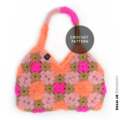 Häkelanleitung - MYPZ Diamonds Tasche (ENG-NL-DE-FR-ES)