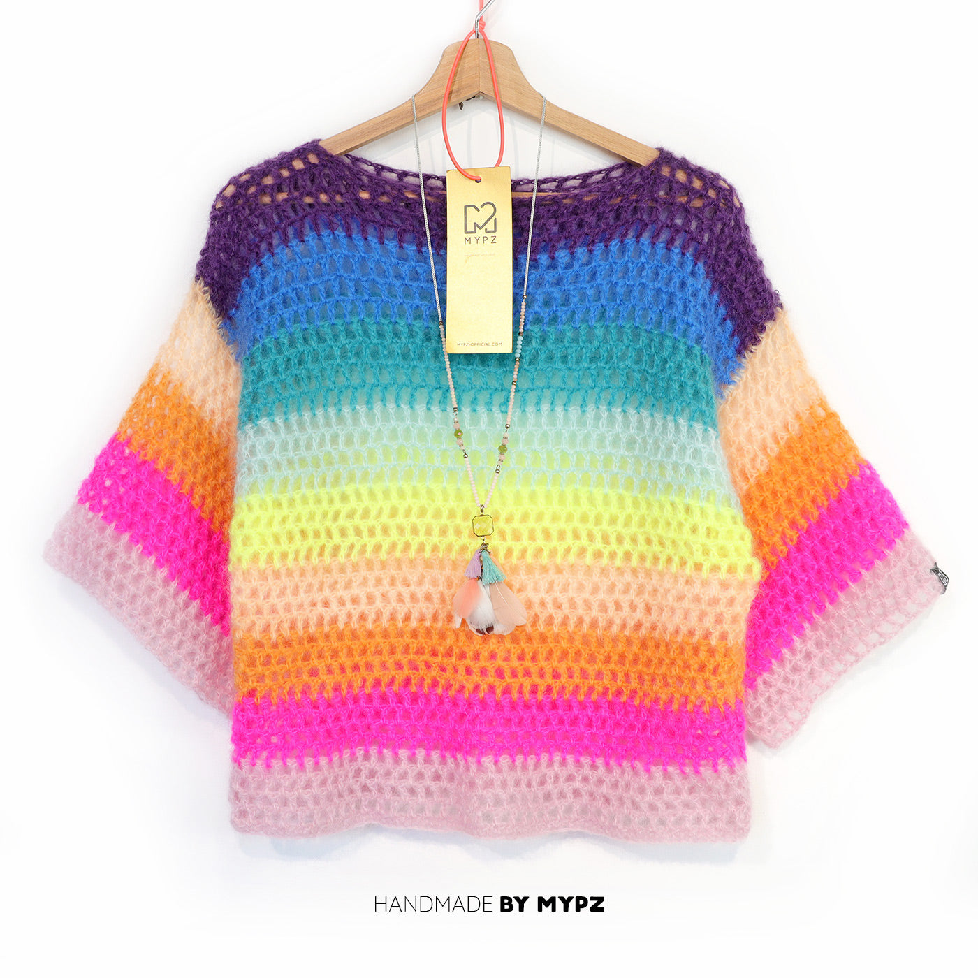 Häkelset - Rainbow top (ENG-NL-DE)