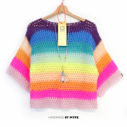 Häkelset - Rainbow top (ENG-NL-DE)