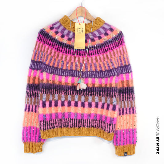 MYPZ Top-down-Pullover Boho Firefly