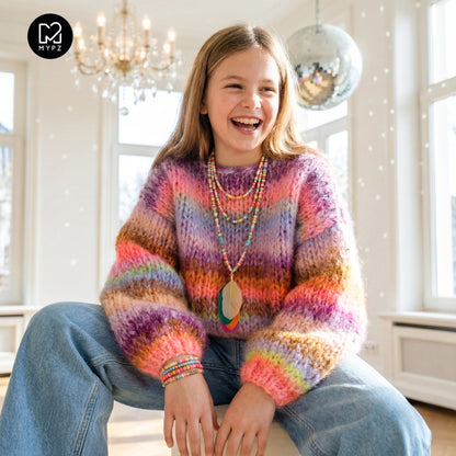 Strickanleitung – MYPZ Chunky Mohair Pullover Fairy Fluff No12 (ENG-NL-DE)