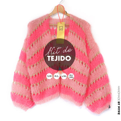 Strickset – MYPZ Kurz Light Mohair Cardigan Summerflow No10 (ENG-NL-DE)