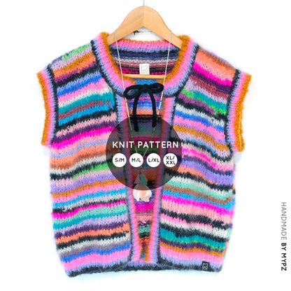 Strickanleitung - MYPZ Vest Funkytown no6 (ENG-NL)