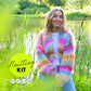 Knitting Kit – MYPZ Chunky Mohair Cardigan Bright Moments No.15 (ENG-NL)