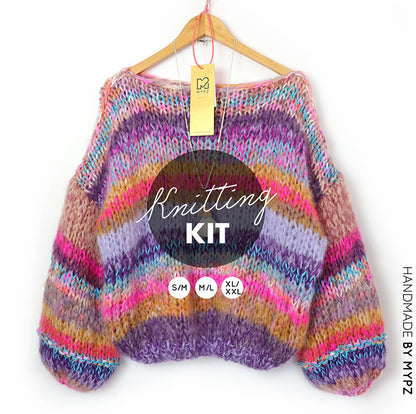 Strickset – MYPZ Chunky Mohair Pullover Paris No15 (ENG-NL-DE)